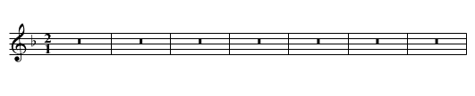 Lourdault, Lourdault - staff notation