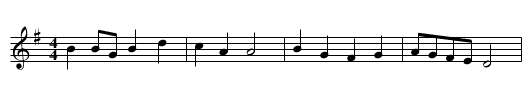 Louth Quickstep - staff notation