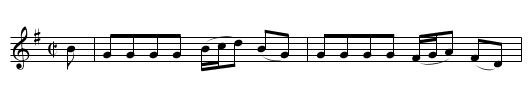 Love in a Village - staff notation
