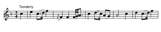 Love is a Tormenting Pain - staff notation