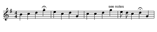 Love is Sweet - staff notation