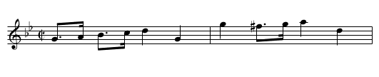 Love lies a bleeding - staff notation