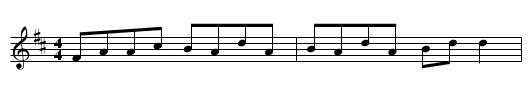 Lovely Lassie Winking - staff notation