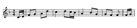Lover's Complaint, The - staff notation