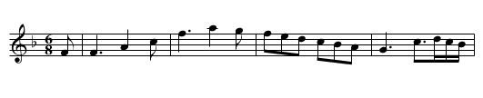 Loves Last Shift. WCD3/6.085 - staff notation