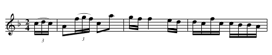 LOWELL SETT (tune 4) - staff notation