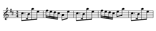 Lowerby Lasses - staff notation