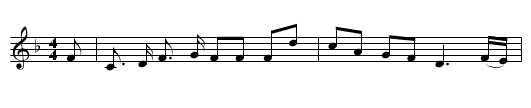 Lowlands of Holland - staff notation