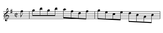 Loyalist’s Hornpipe - staff notation