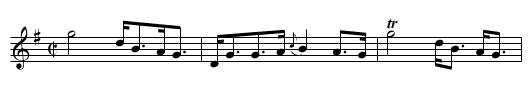 Lt. Murry’s Choice - staff notation
