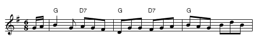 Luck Penny - staff notation