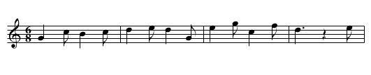 Lucky Hit, The - staff notation
