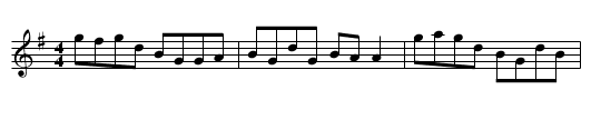 Lucky in Love - staff notation