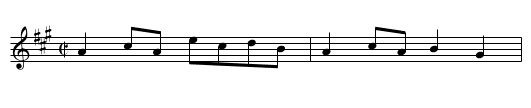 Lucretia of the Age - staff notation