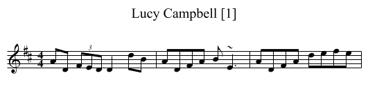 Lucy Campbell [1] - staff notation