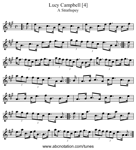 Lucy Campbell [4] - staff notation
