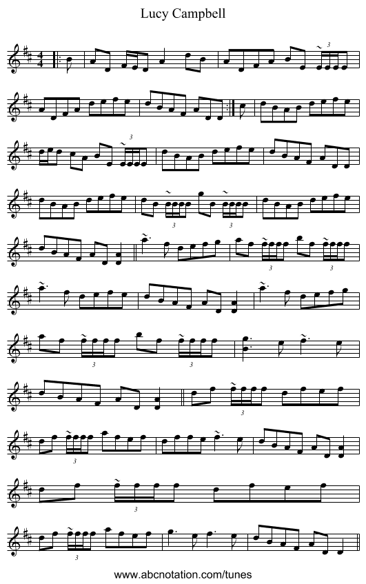 Lucy Campbell - staff notation