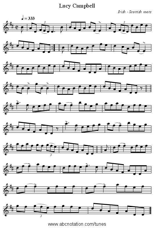 Lucy Campbell - staff notation