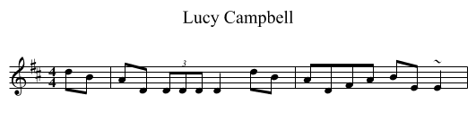 Lucy Campbell - staff notation