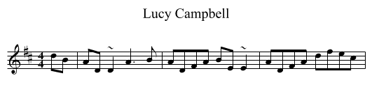Lucy Campbell - staff notation