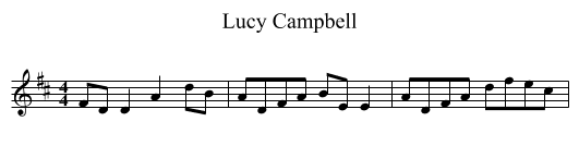 Lucy Campbell - staff notation