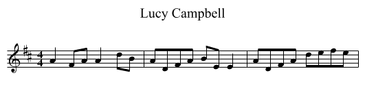 Lucy Campbell - staff notation