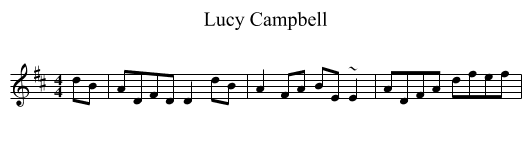 Lucy Campbell - staff notation