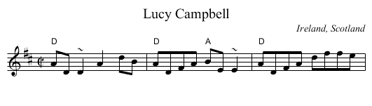 Lucy Campbell - staff notation