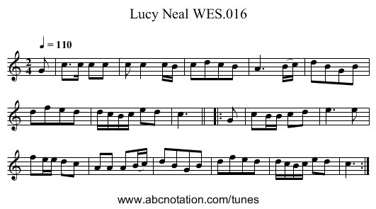 Lucy Neal WES.016 - staff notation