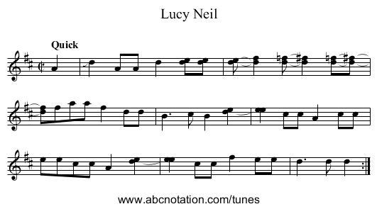Lucy Neil - staff notation