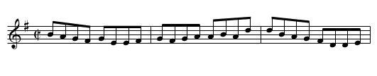 Lucy's Tune - staff notation