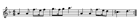 Lulle me beyond thee - staff notation