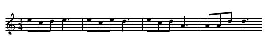 Luo shui tian - staff notation