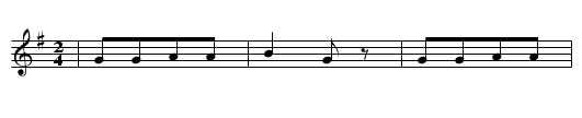 LURE LURE LAEMPKEN - staff notation