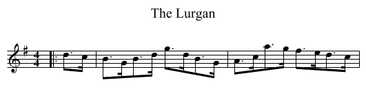Lurgan, The  - staff notation