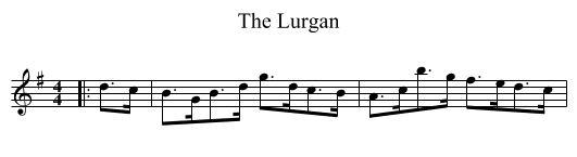 Lurgan, The  - staff notation