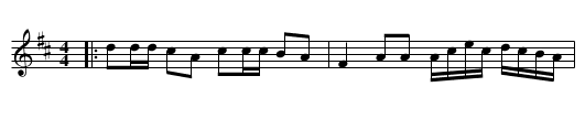 Luring II - staff notation