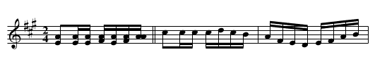 Lynchburg Town - staff notation