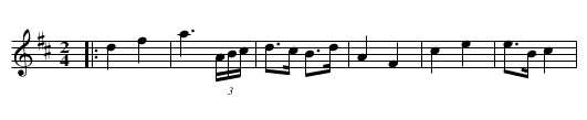 LYNN QUICK-STEP - staff notation