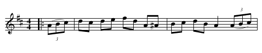 Lynne's Reel - staff notation