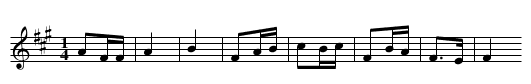 Ma mei ge - staff notation