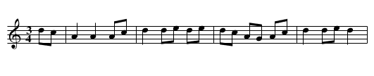 Mable Kelly - staff notation