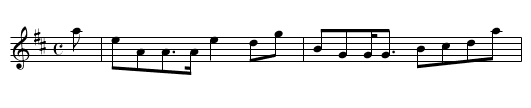 Mac a Bhodich Ladhrich - staff notation