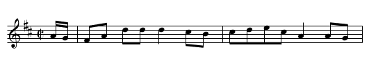 MacCrae's Fancy - staff notation