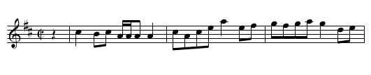 MacDonald's March - staff notation