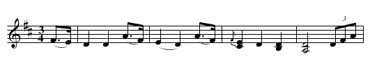 Macfarlane's Lamentation - staff notation