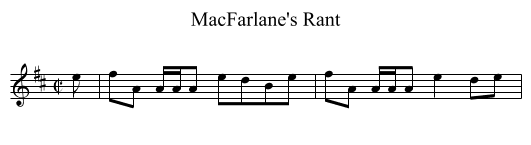 MacFarlane's Rant - staff notation