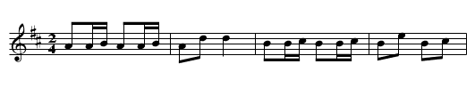 MacGregor's March - staff notation