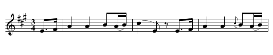 MACGRIOGAIR AN RUARO - staff notation