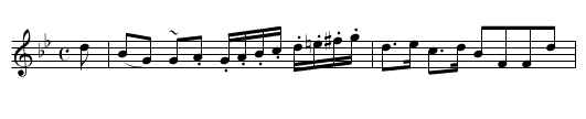 MacIntyre's Farewell [1] - staff notation